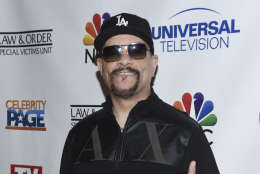 Ice-T is 59 on Feb. 16.
Actor Ice-T attends TV Guide Magazine's "Law &amp; Order: Special Victims Unit" 400th episode celebration at the Gansevoort Park Avenue on Wednesday, Jan. 11, 2017, in New York. (Photo by Evan Agostini/Invision/AP)