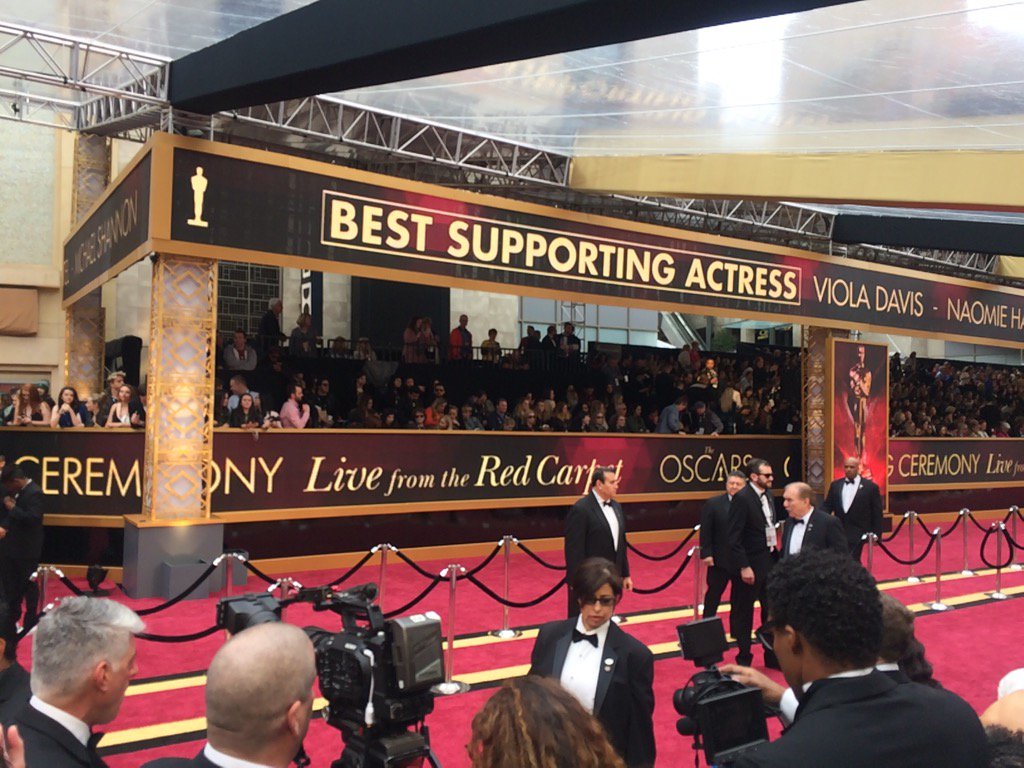 The red carpet at the 89th Annual Academy Awards. (WTOP/Jason Fraley)