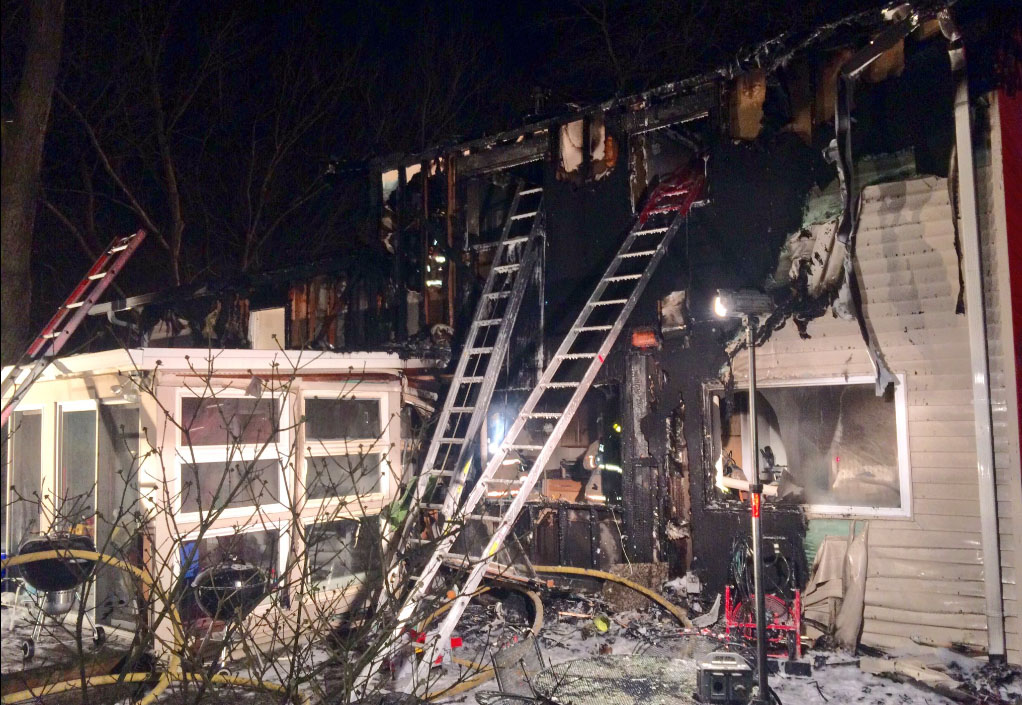 Electrical wiring was the cause of the fire on Dowlais Drive in Rockville, Maryland on Saturday, Feb. 4, 2017. (Courtesy Montgomery County Fire and Rescue)