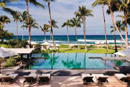 2. With seven swimming pools, a 28,000-square-foot spa and an epic beachfront location on the Kohala Coast, the Four Seasons Resort Hualalai is the No. 1 Best Hotel in Hawaii. (Don Riddle/Four Seasons Resort Hualalai)