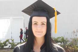 The photo shows Ashley Guindon at her graduation. (Courtesy Stephanie Guindon)