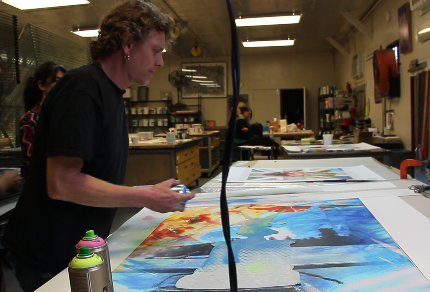 Def Leppard artist Rick Allen will be showcasing his original art work at Wentworth Gallery's McLean, Va., and Bethesda, Md. locations on Saturday, Feb. 18, 2017. (Courtesy Allison Zucker-Perelman/Relevant Communications)