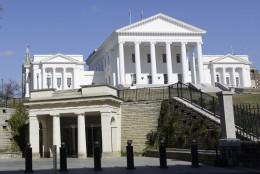The Capitol building is bathed in sunlight in Richmond, Va., Wednesday, Feb. 19, 2014.   (AP Photo/Steve Helber)
