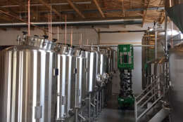 Inside the soon-to-open Farm Brewery at Broad Run, which is developing its own strain of yeast and experimenting with growing its own hops.  (Courtesy The Farm at Broad Run)