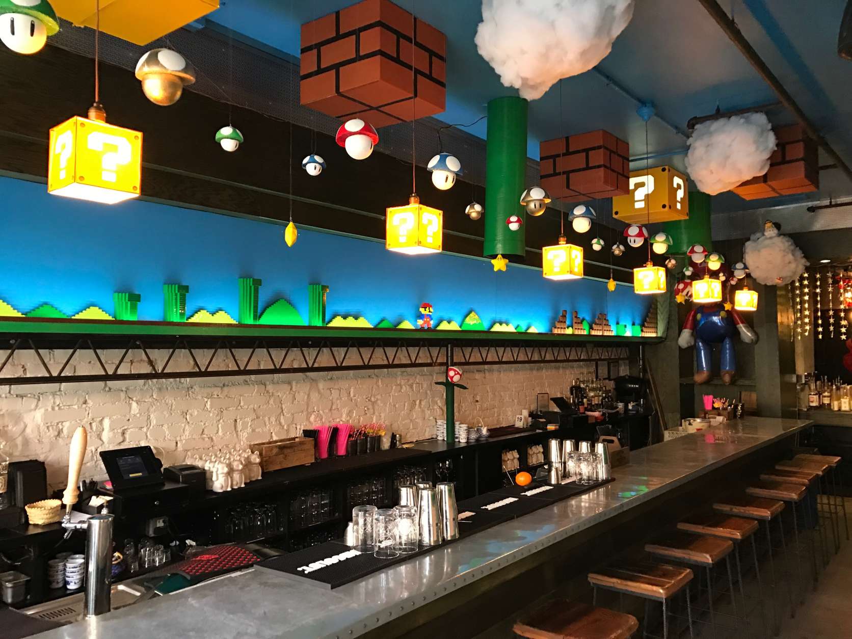 It took the team at Drink Company two months to come up with the concept, plan and execute the design said owner Derek Brown. (WTOP/Megan Cloherty)