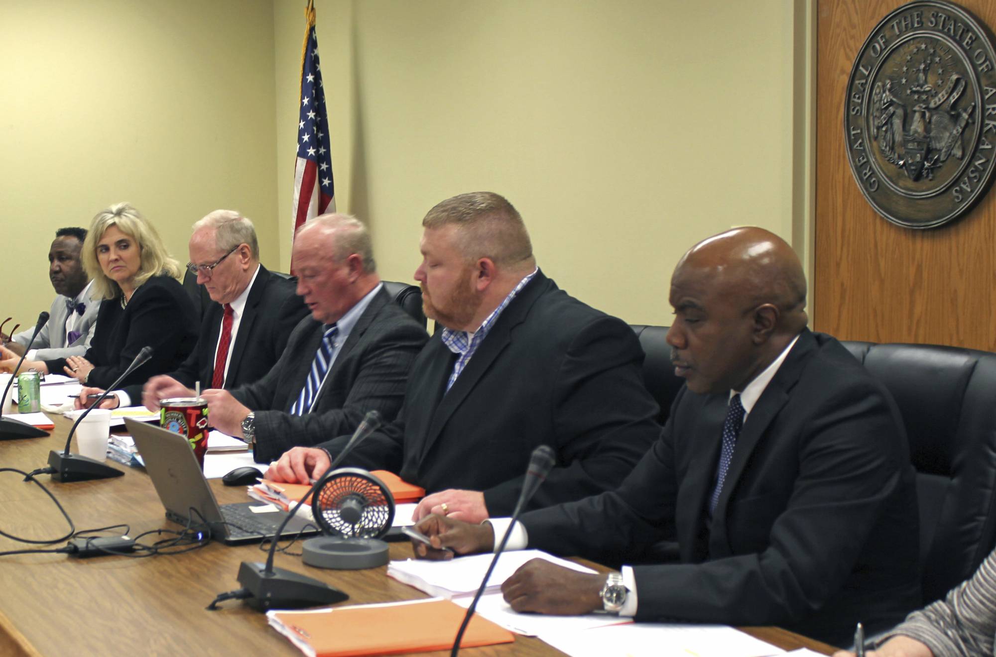 The Latest: Ex-prison officials warn against executions plan