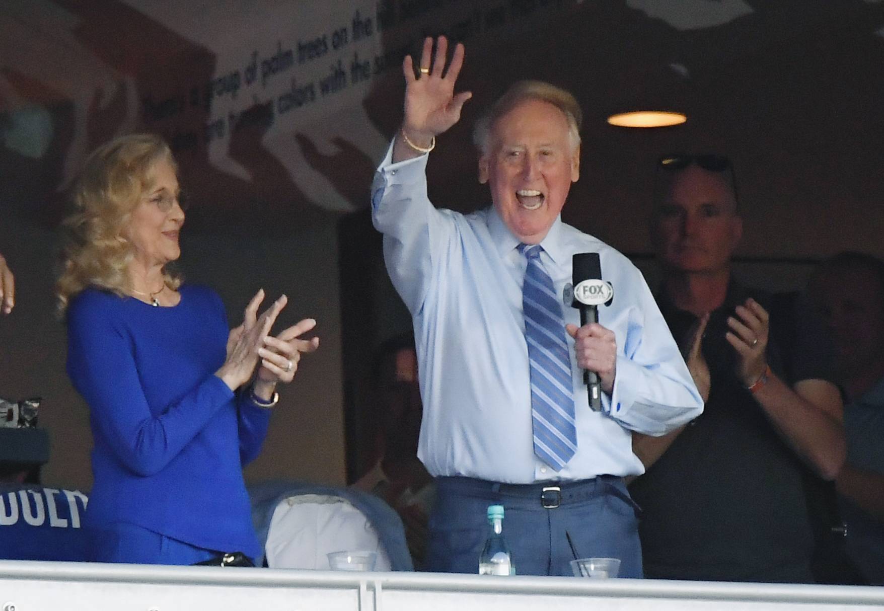 Vin Scully on opening day: ‘I’ll probably have things to do’