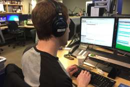 Headphones typically come with information on how loud they can get. If no "decibel" data is available, it is recommended to not go louder than half of the maximum volume. (WTOP/Kristi King)