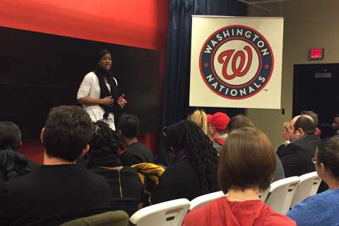 Nationals hold tryouts for national anthem singers
