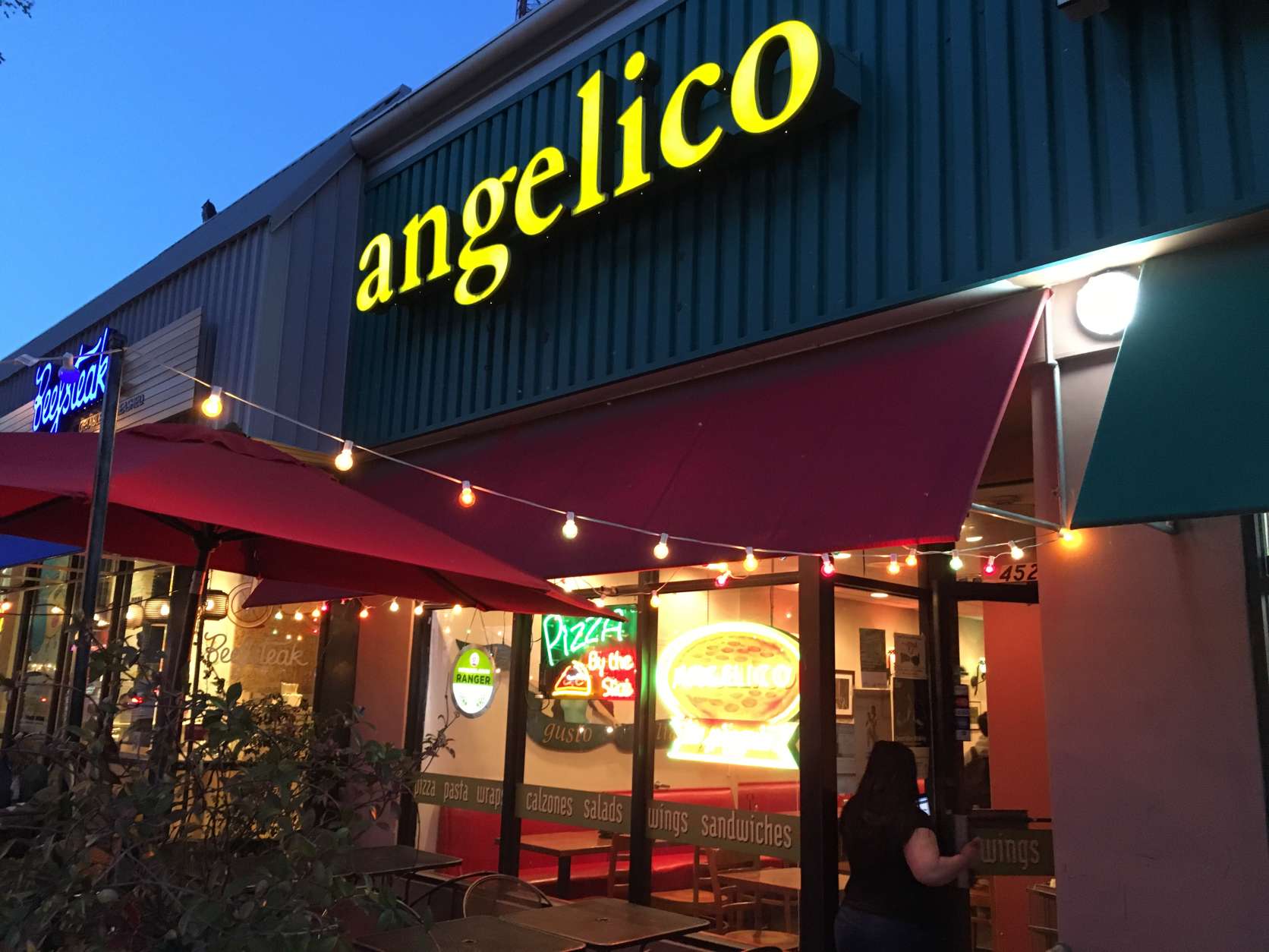 The Angelico pizza shop on Wisconsin Avenue in Tenleytown. (WTOP/Mike Murillo)