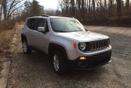 The Jeep Renegade is the little crossover with plenty of space for adults inside, and it has the look of a rough-and-tumble go-anywhere Jeep. (WTOP/Mike Parris)