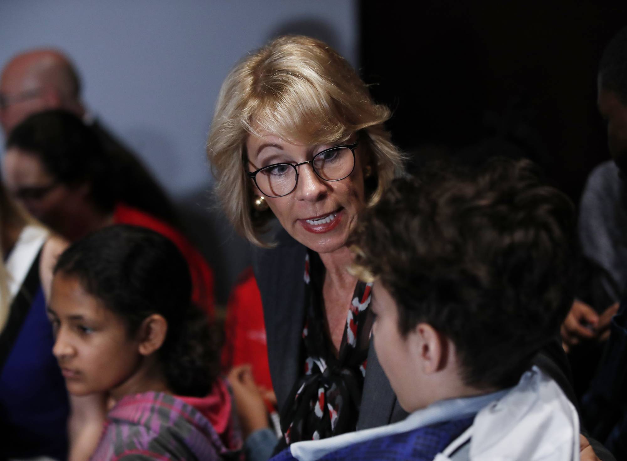 DeVos faults predecessor for wasting money on school reform