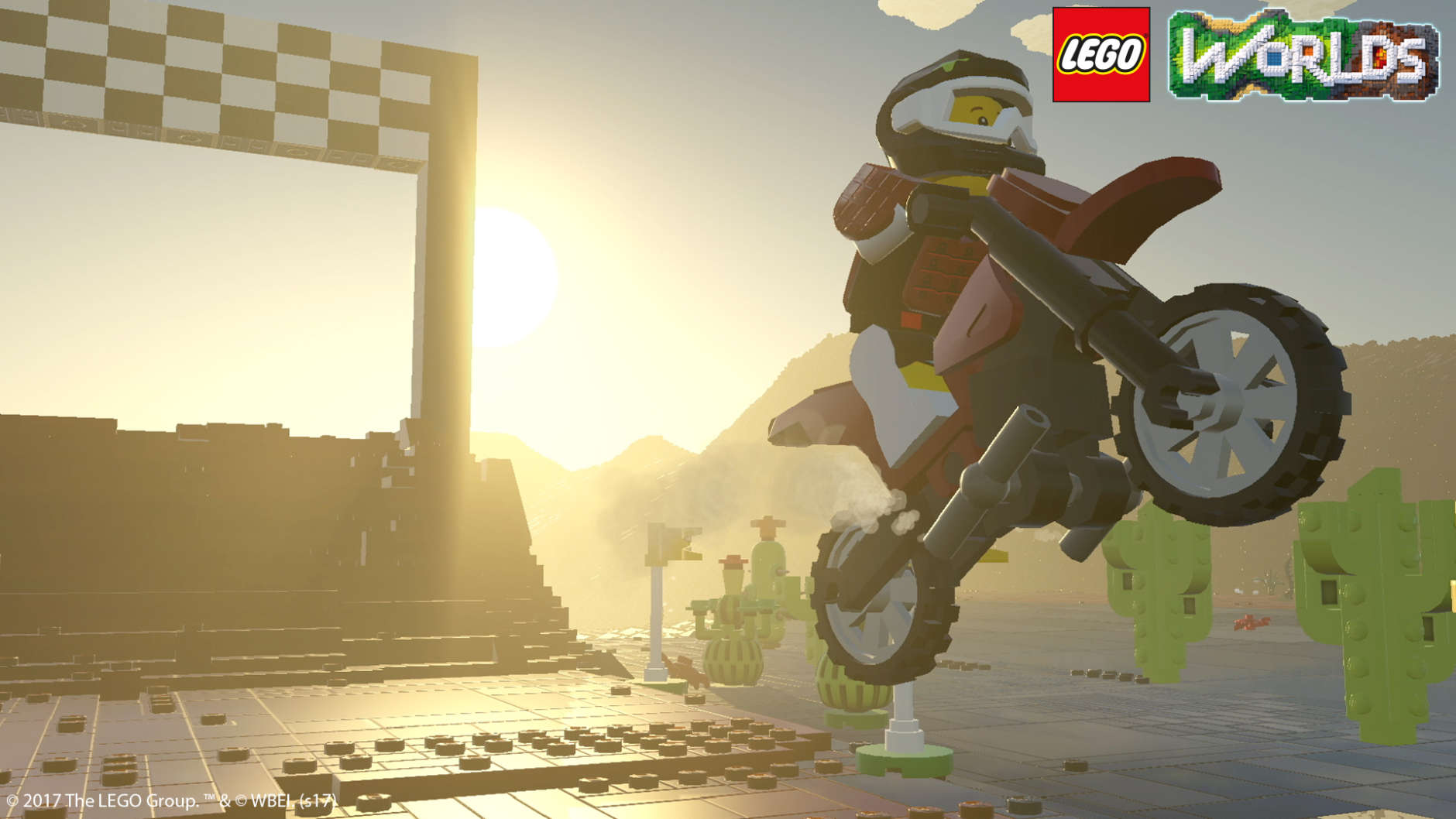 Lego Worlds is fun, but buggy -- and not in the driving sense. (Warner Bros. Interactive)