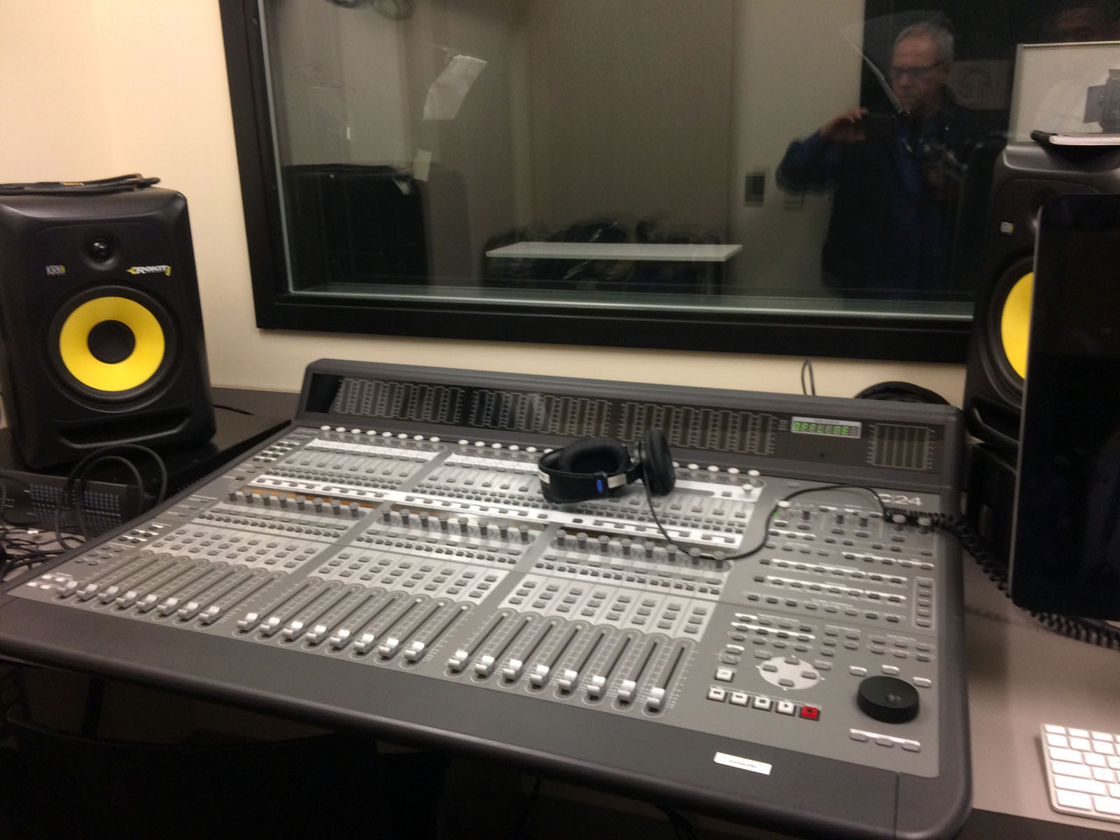 The "Studio Lab" is a full service recording studio, where budding musical artists can explore their own potential. (WTOP/Dick Uliano)