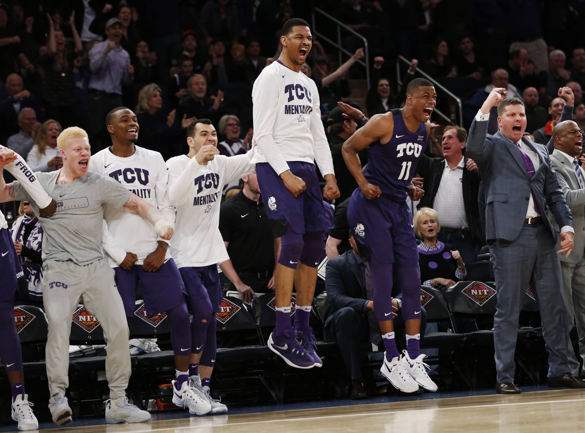 TCU advances to NIT title game with 68-53 win