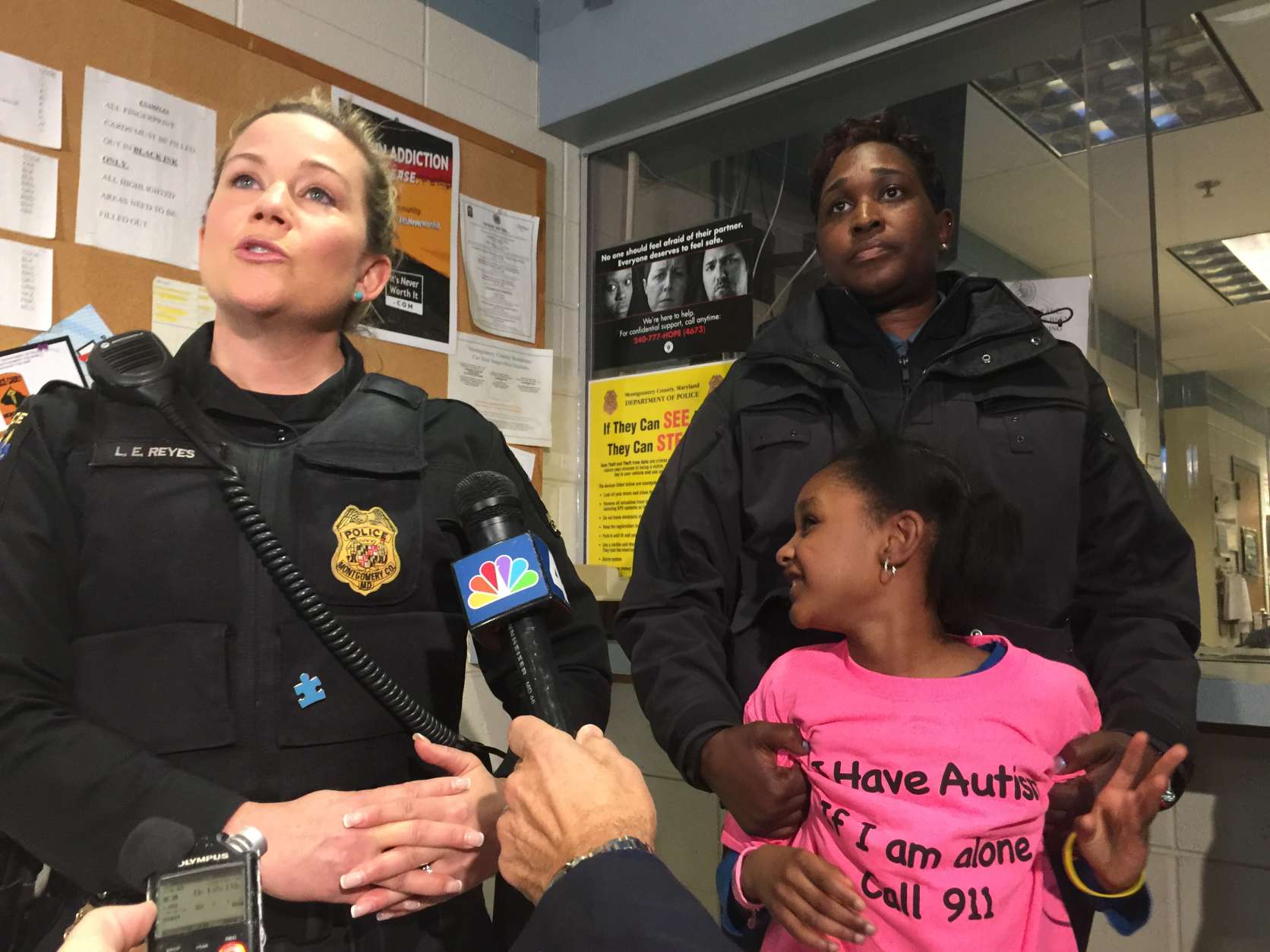 Montgomery County Police Officer Laurie Reyes is the Department's Autism and Intellectual Developmental Disabilities outreach officer. (WTOP/Kristi King)