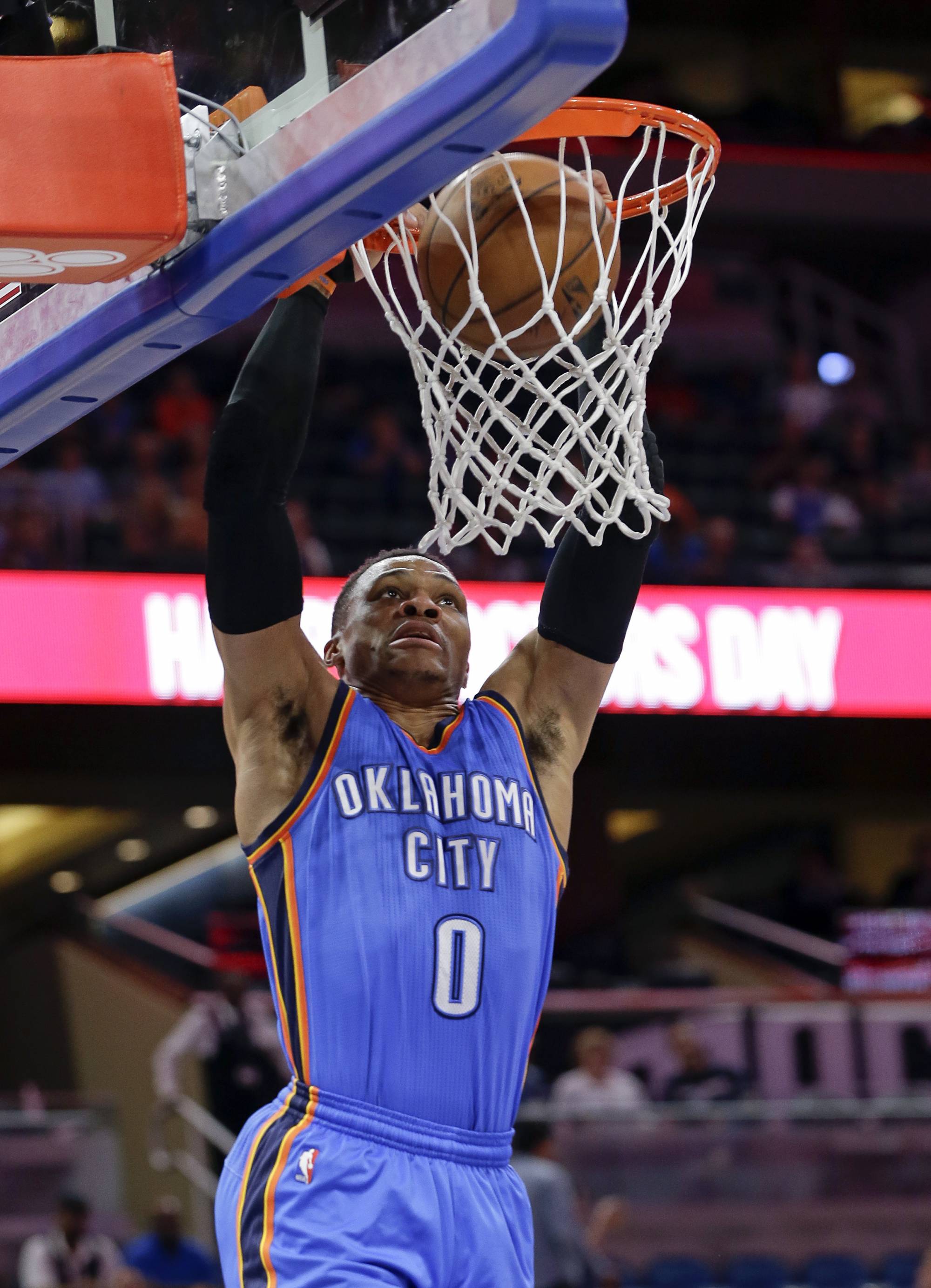 Westbrook scores 57 in Thunder’s 114-106 OT win over Magic
