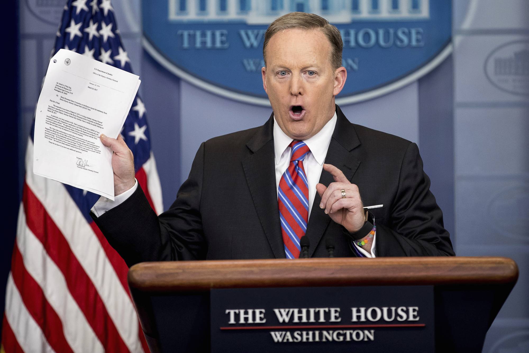 AP FACT CHECK: Spicer says case closed on Russia. It's not