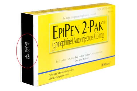 Recall issued for some EpiPen products