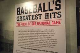Quotes about the connection between baseball and music. (WTOP/Michelle Basch)