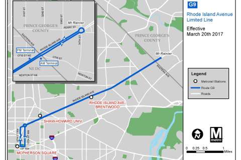 New bus route unveiled along Rhode Island Avenue