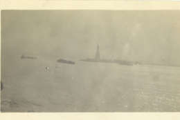The Statue of Liberty taken from Poquebot Espagne June 9, 1917. (Courtesy Maine Military Historical Society)
