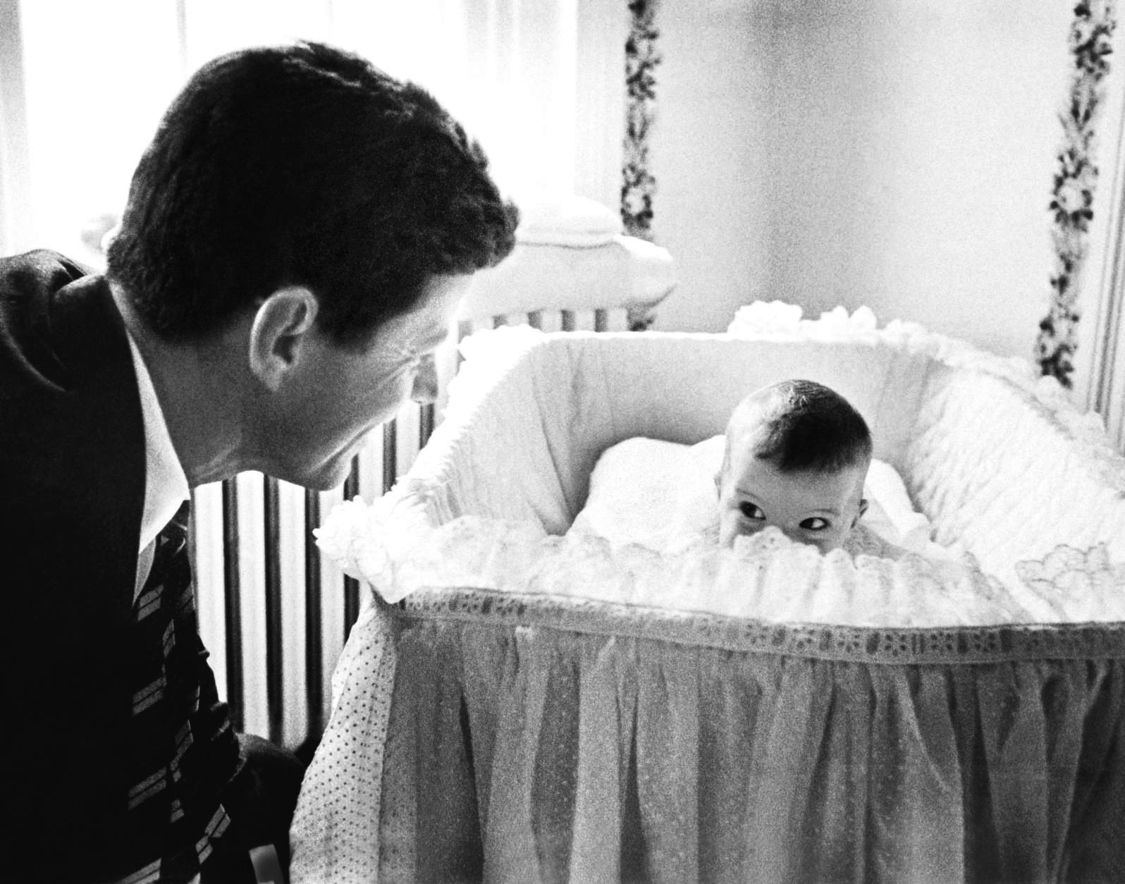 Photo courtesy Smithsonian American Art Museum's "American Visionary" exhibit, running May 3- Sept. 17, 2017: Jack with daughter Caroline, Georgetown, Washington, DC, March 25, 1958. © Ed Clark (Courtesy The LIFE Picture Collection/Getty Images)