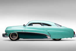 And from April 27 to May 4, "Hirohata Merc," a 1951 Mercury Coupe "radical custom" will be on display.  The car was purchased in 1952 by collector Bob Hirohata and extensively customized, collecting more than 150 trophies at auto shows. (Courtesy National Historic Vehicle Register)