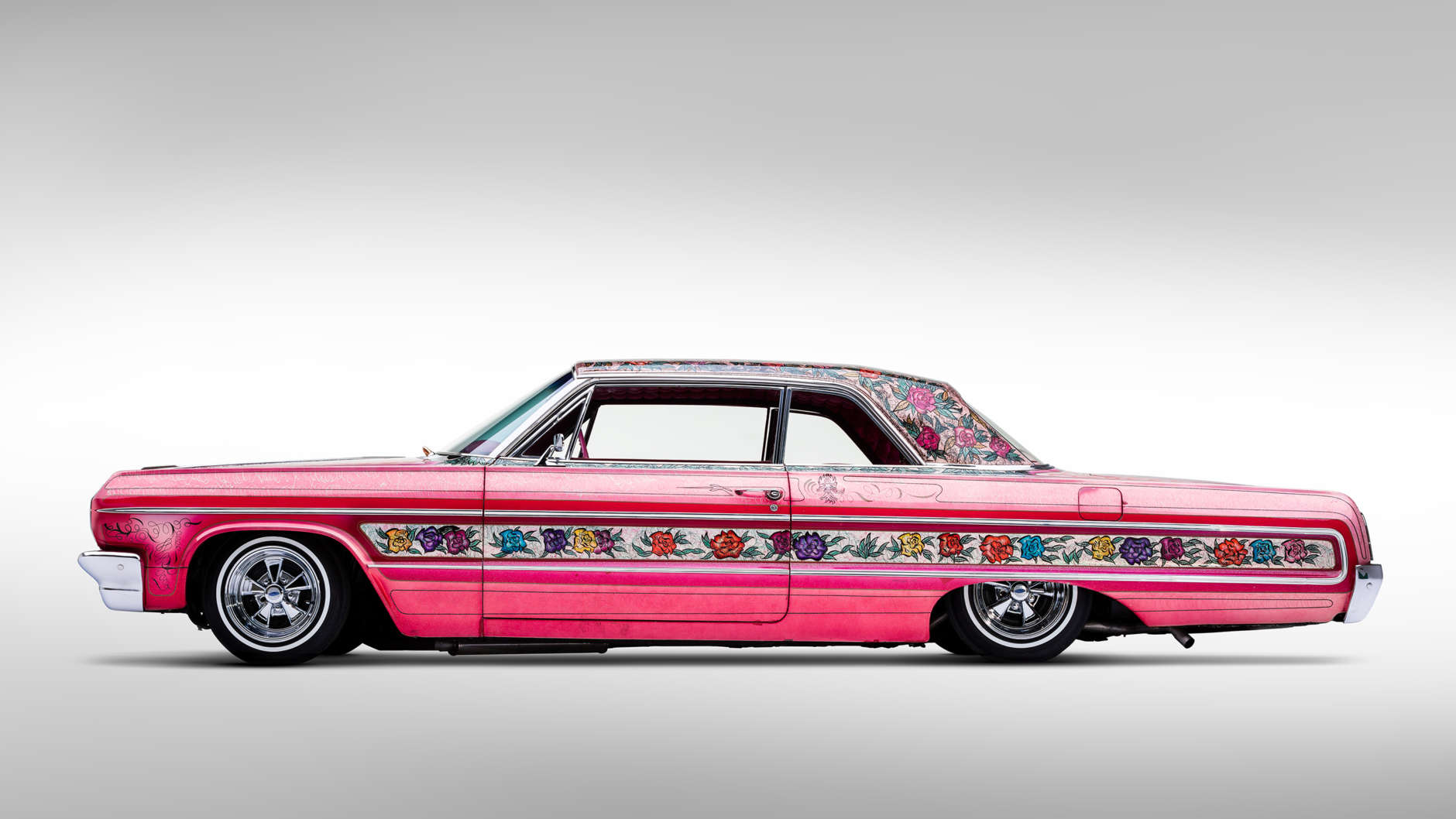 "Gypsy Rose" is a 1964 Chevrolet Impala "lowrider” that was featured in the opening credits of the television sitcom "Chico and the Man." (Courtesy National Historic Vehicle Register)