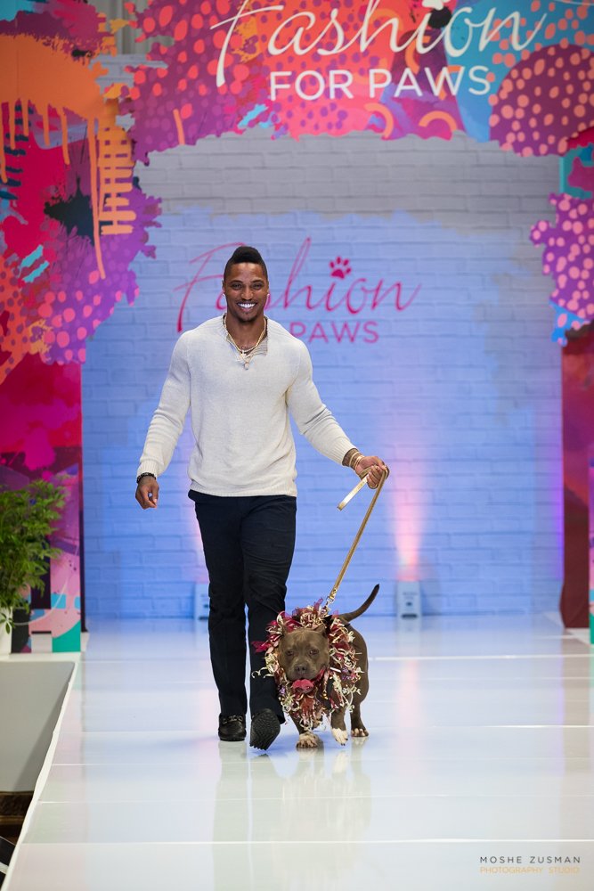 Former Washington Redskins cornerback Chris Culliver participated in the 2016 Fashion For Paws Runway Show. Redskins linebacker Ryan Kerrigan will attend the show this year. (Courtesy Moshe Zusman)