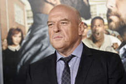 Dean Norris, a cast member in "Fist Fight," poses at the premiere of the film on Monday, Feb. 13, 2017, in Los Angeles. (Photo by Chris Pizzello/Invision/AP)