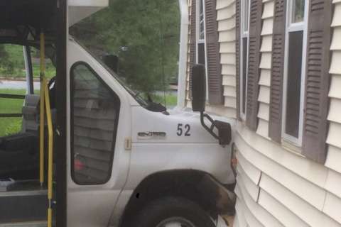 Bus crashes into seniors home; 3 sent to hospital