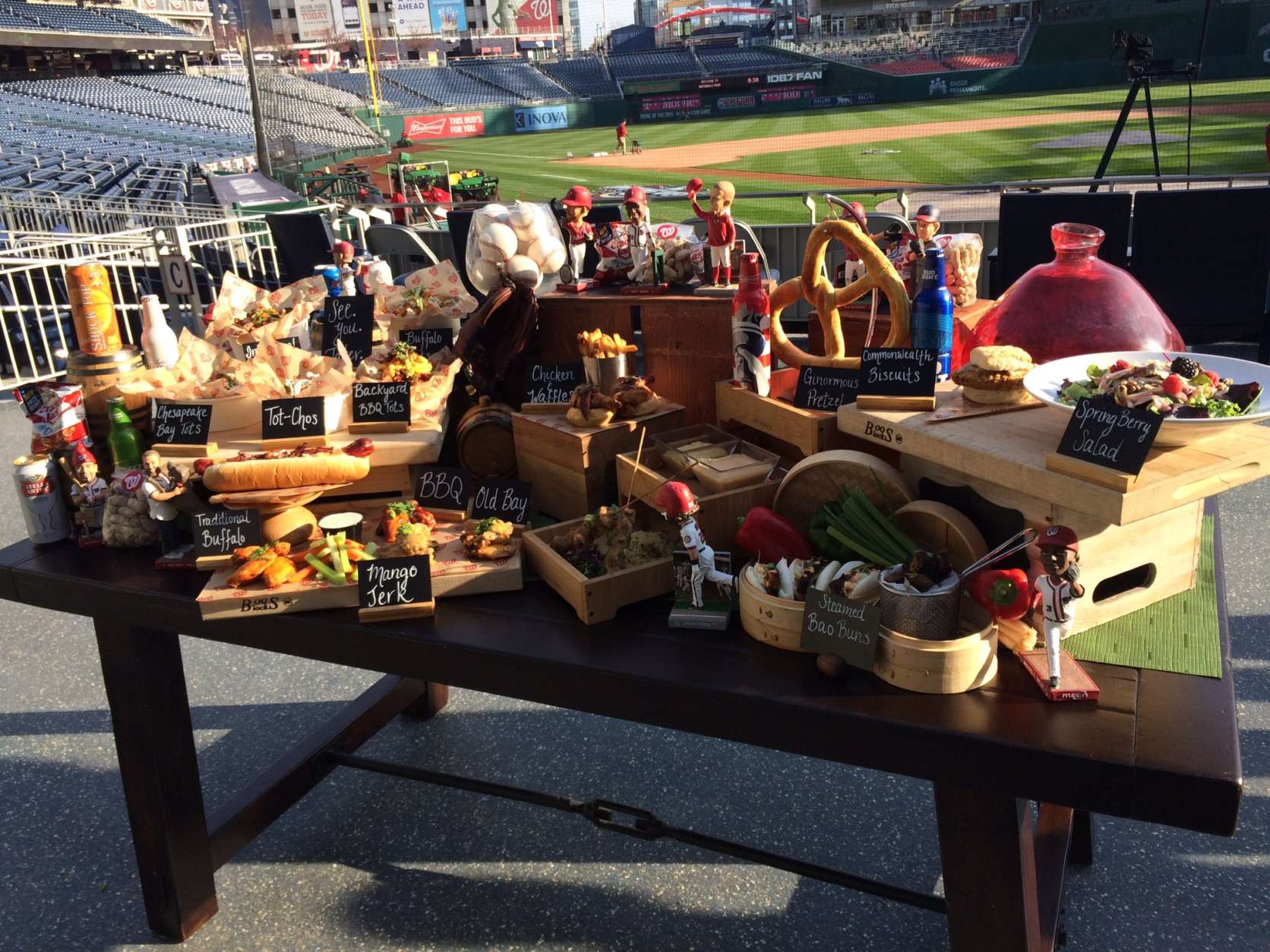 How to choose just one from these glorious concession items at Nationals Park? (WTOP/Nick Iannelli)