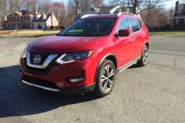The 2017 Nissan Rogue SL Hybrid is the AWD crossover that's looking to save buyers money at the pump. (WTOP/Mike Parris) 