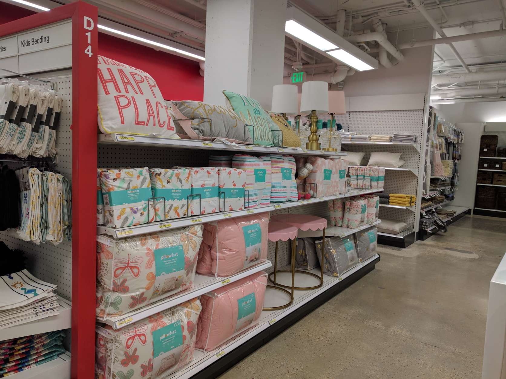 Although it's only about a third of the size of a typical Target, the store is loaded with items customers want. (WTOP/Michelle Basch)