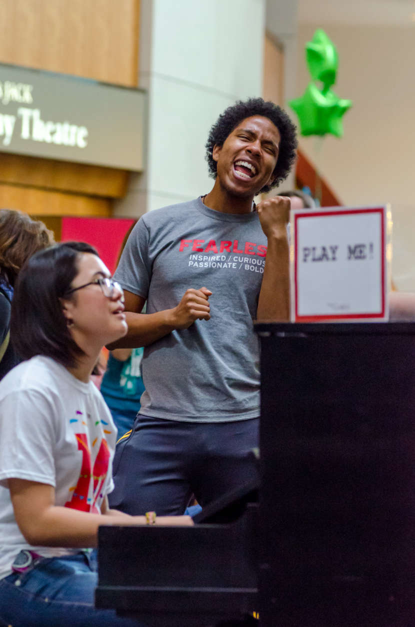 PIANO: UMD students put on Maryland Day performances. (Courtesy, John T. Consoli/University of Maryland)
