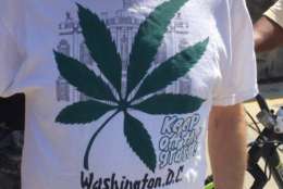 Scenes from the pro-marijuana demonstration on Capitol Hill April 20, 2017. (WTOP/Kristi King)