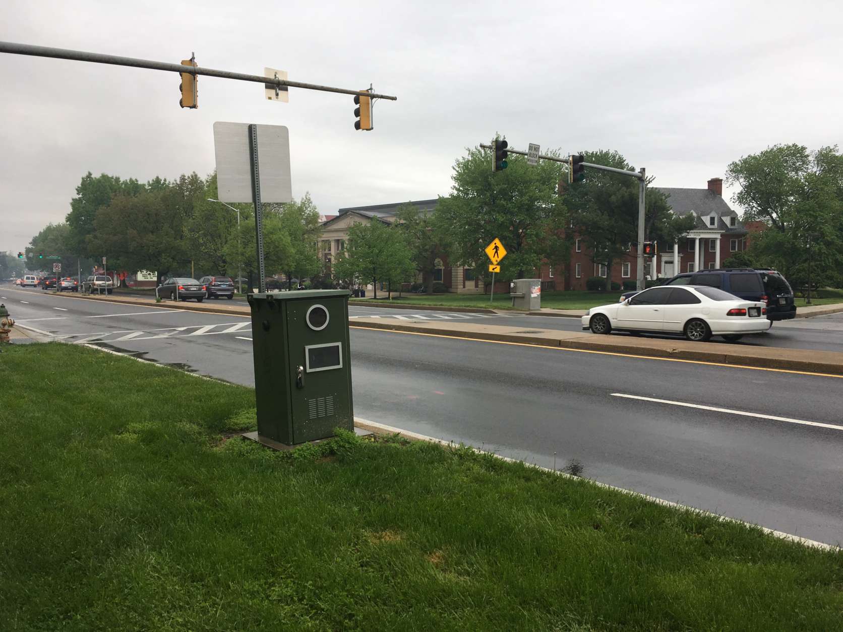 After several deaths involving pedestrians near the University of Maryland, College Park, city leaders in 2014 extended the ticketing time of seven area cameras to 24 hours a day. (WTOP/Mike Murillo)