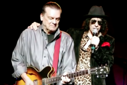 J. Geils (left) performs with Peter Wolf (right) as part of the J. Geils Band. (YouTube)