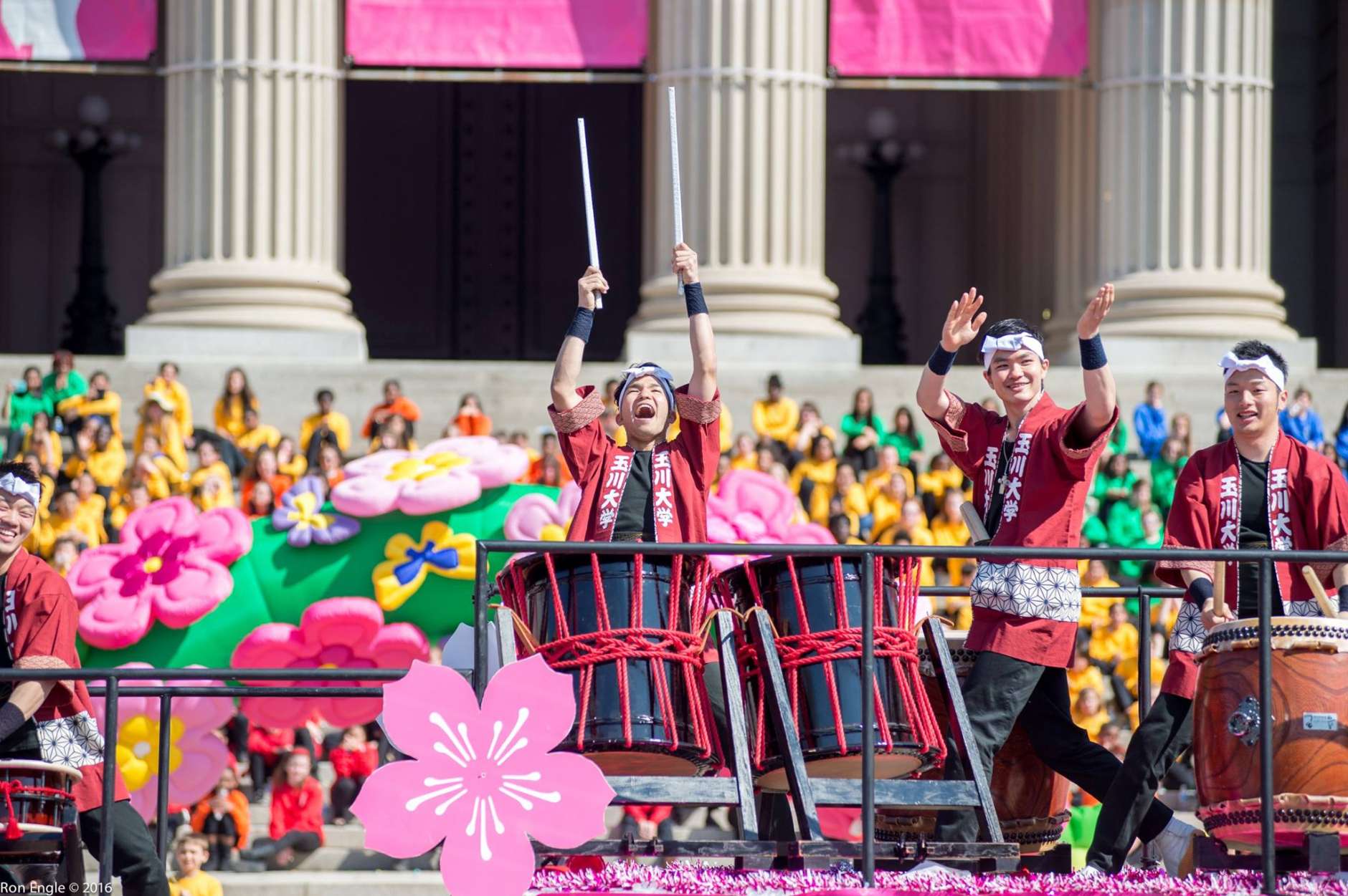 Taiko drummers were also a part of last year's National Cherry Blossom Parade. (Photo courtesy Jeff Song and Ron Engle)