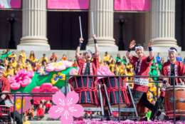 Taiko drummers were also a part of last year's National Cherry Blossom Parade. (Photo courtesy Jeff Song and Ron Engle)