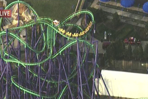 Riders rescued from stalled Six Flags roller coaster in Prince George’s Co.