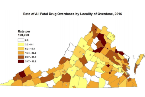 Fentanyl, heroin drive Virginia’s rise in fatal drug overdoses