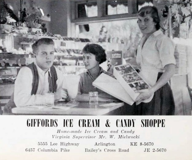 Gifford's Ice Cream's Silver Spring location is shown in this 1938 photo. The chain was a local institution for nearly 50 years. (Photo courtesy of Andrew Gifford)