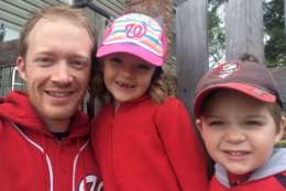 Columbia, Md., dad Tim McKay Tweets that he is headed to Nats Park with his brood for Opening Day Monday.