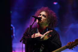 Singer Robert Smith of The Cure is 58. (Photo by John Davisson/Invision/AP)