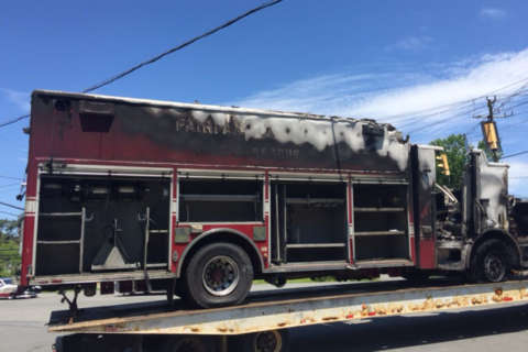 Electrical problem caused Fairfax Co. firetruck blaze