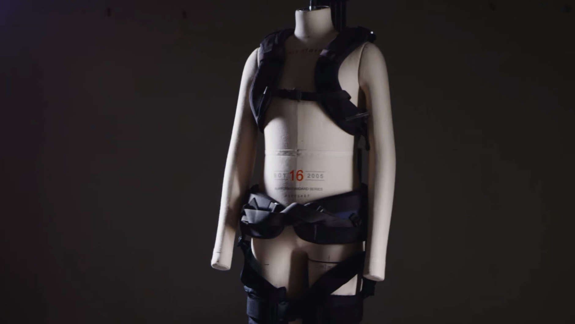 The "exosuit" developed by Lowe's and Virginia Tech is designed to help employees lift and move products without musicle fatigue. (Courtesy Lowes Companies, Inc.)