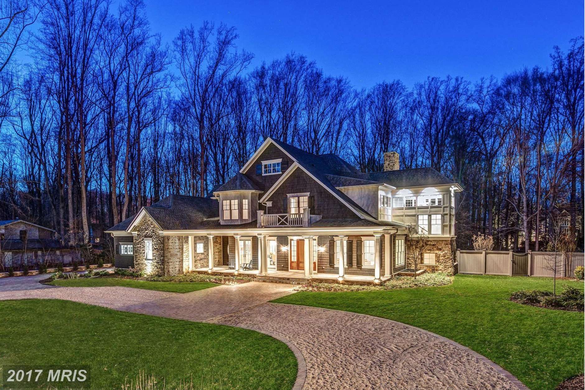 2. $4.5 million 7100 Benjamin St. McLean, Virginia This new build of nearly 10,000 square feet sits on a 1-acre flat lot and has six bedrooms, seven bathrooms and two half-baths. Features include a master bedroom with a private porch, a main-level bedroom suite and a library with 12-foot ceiling. (Photo courtesy MRIS, a Bright MLS)