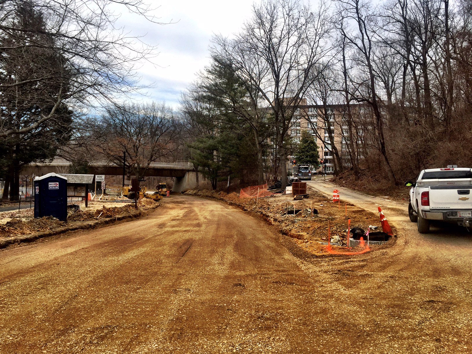 Work is nearly complete on the first of four segments — a nearly 2-mile stretch from Rock Creek and Potomac Parkway to Tilden Street Northwest. (Courtesy National Park Service)